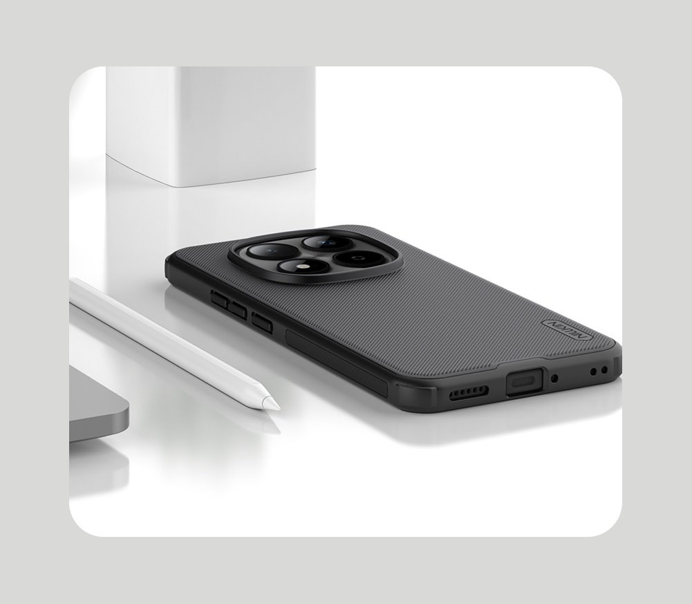 Nillkin Super Frosted PRO Zadní Kryt pro Xiaomi Redmi Note 15 Pro+ 5G Black 