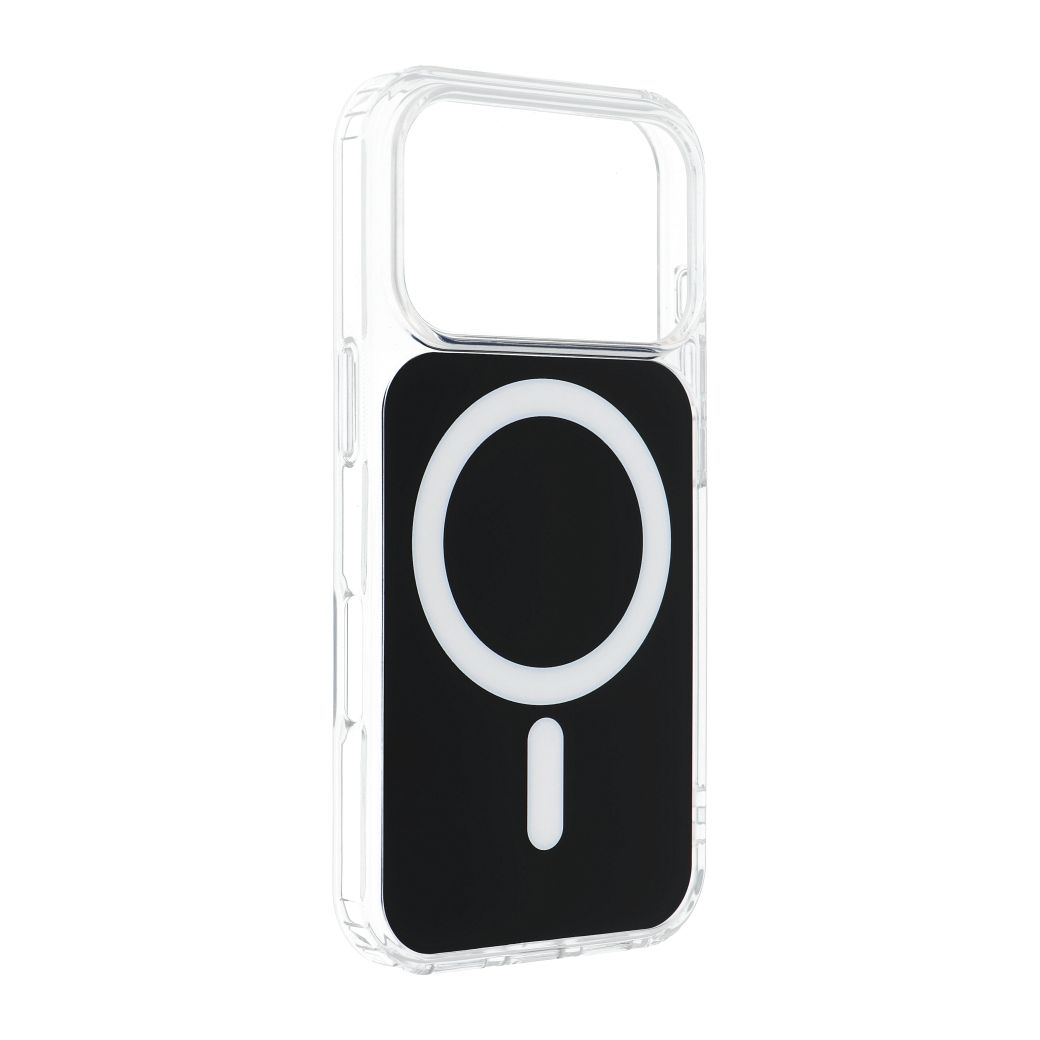 CLEAR FUSION MAG COVER Case compatible with MagSafe for IPHONE 16 Pro black