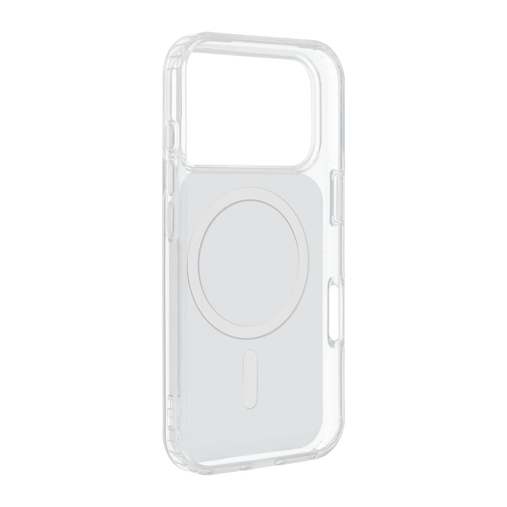 CLEAR FUSION MAG COVER Case compatible with MagSafe for IPHONE 15 white