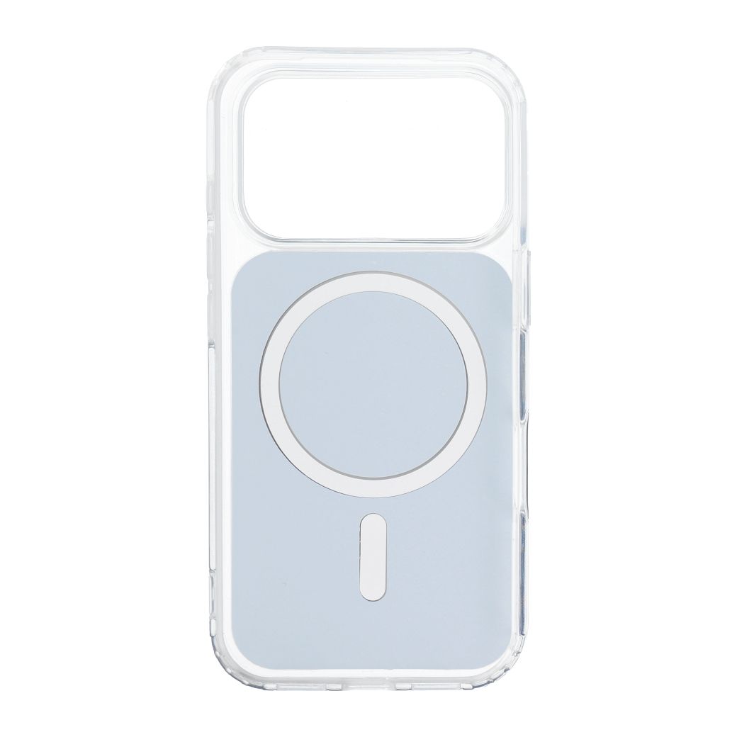 CLEAR FUSION MAG COVER Case compatible with MagSafe for IPHONE 17 Air navy blue