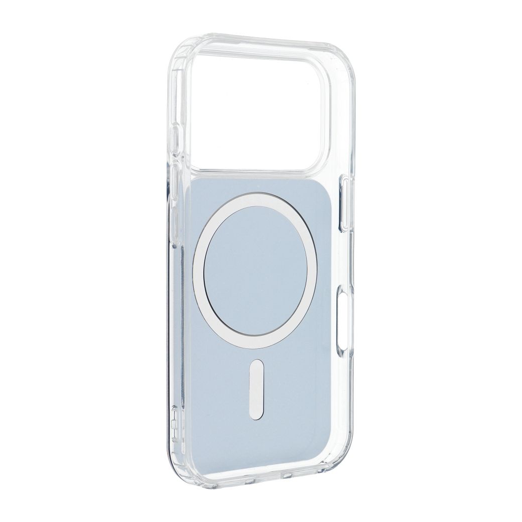 CLEAR FUSION MAG COVER Case compatible with MagSafe for IPHONE 17 Air navy blue