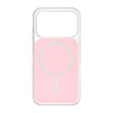 CLEAR FUSION MAG COVER Case compatible with MagSafe for IPHONE 16 hermes orange