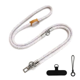 UNI Aligator Machršňůra 3v1 pro mobilní telefon, bílá