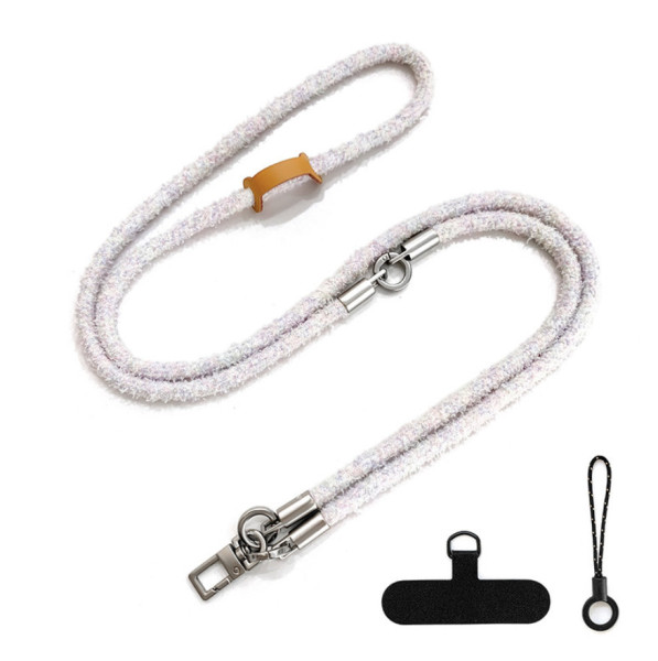 UNI Aligator Machršňůra 3v1 pro mobilní telefon, bílá