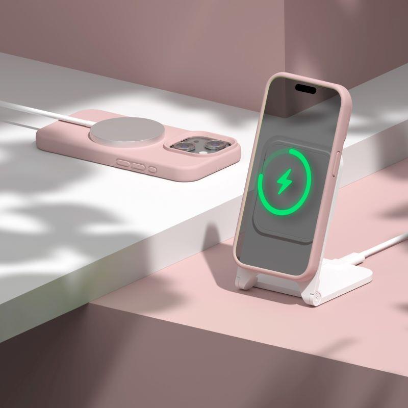 Zadní kryt Etteri Mag pro Apple iPhone 16 Pro, růžová