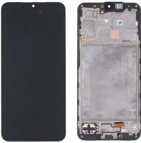 LCD display + Dotyk + Přední Kryt pro Samsung A175/A176 Galaxy A17 4G/5G Black (TFT)