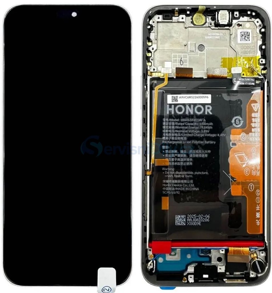 LCD display + dotyková deska pro Honor 400 Lite, black