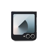 Lacoste Iconic Petit Pique Woven Logo MagSafe Zadní Kryt pro Samsung Galaxy Z Flip 6/7 FE Black