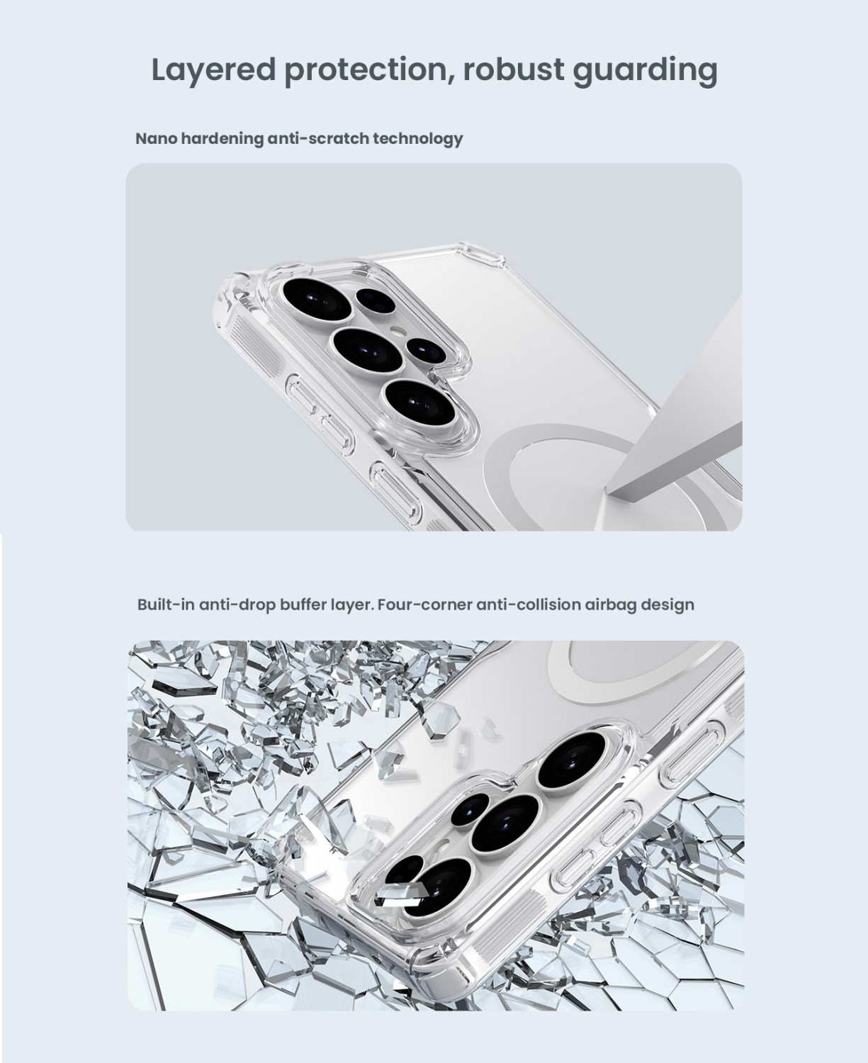 Nillkin Nature TPU PRO Magnetic Kryt pro Samsung Galaxy S26 Ultra Transparent