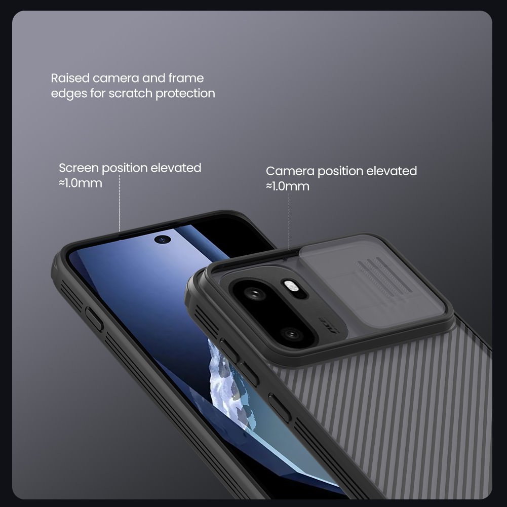 Nillkin CamShield PRO Zadní Kryt pro OnePlus 15R Transparent Black