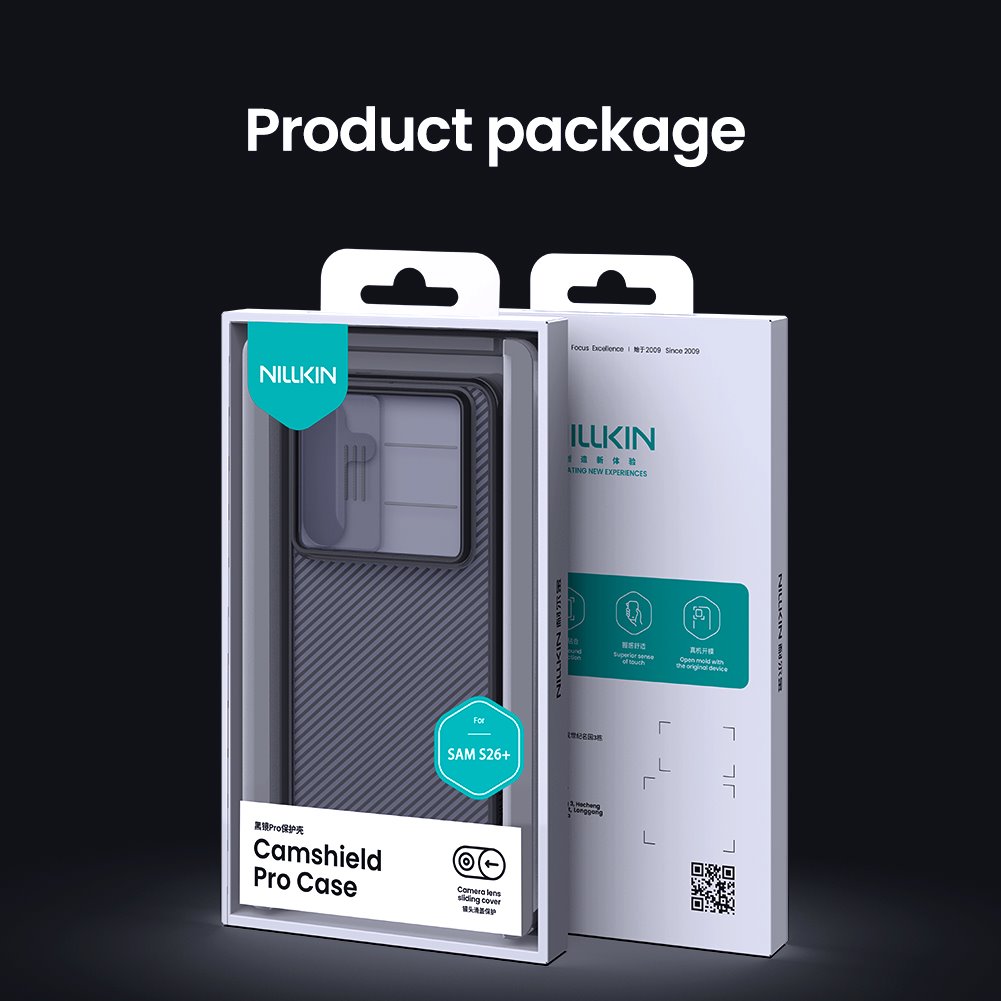 Nillkin CamShield PRO Zadní Kryt pro Samsung Galaxy S26+ Transparent Black