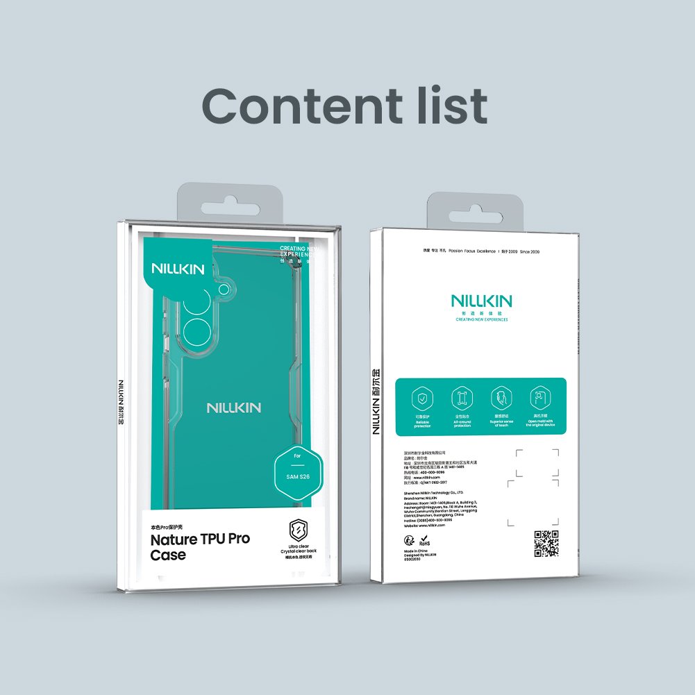 Nillkin Nature TPU PRO Kryt pro Samsung Galaxy S26 Transparent