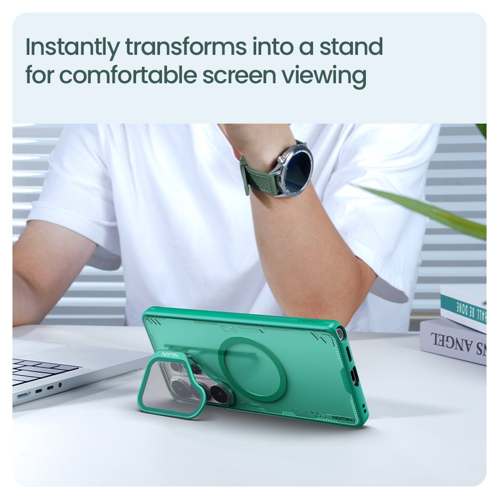 Nillkin Iceblade Prop Magnetic Kryt pro Samsung Galaxy S26 Ultra Green