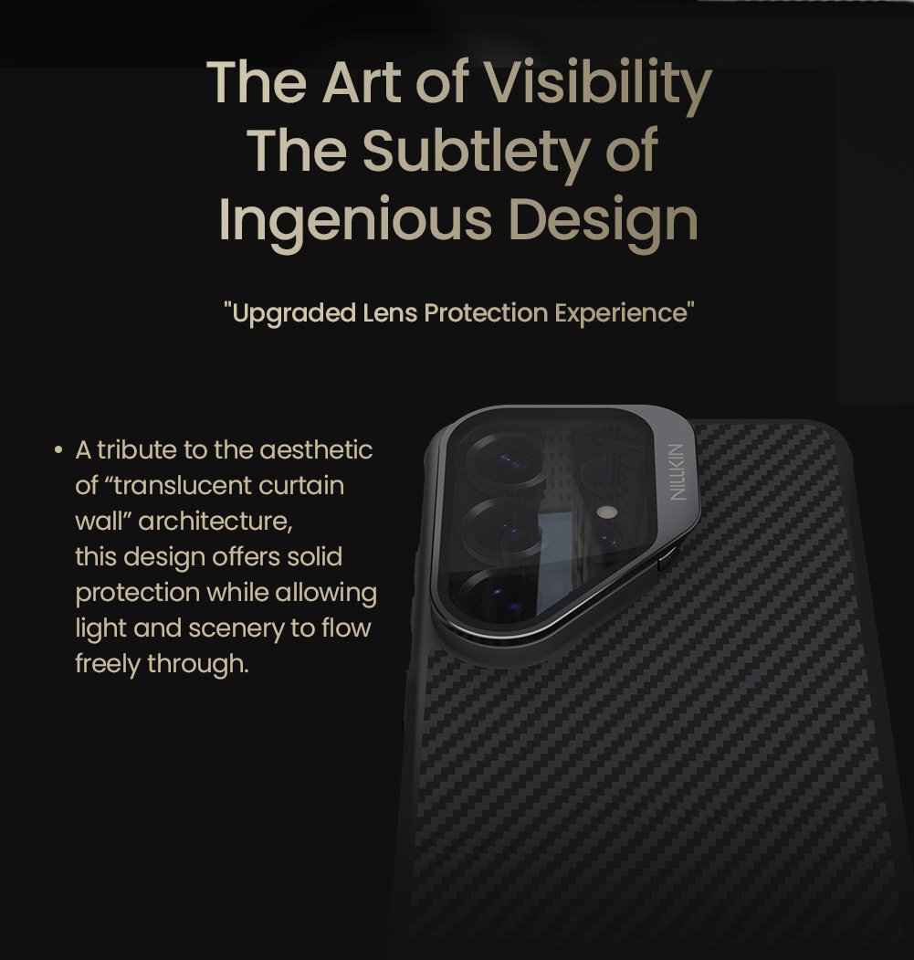 Nillkin CarboProp Aramid Magnetic Zadní Kryt pro Samsung Galaxy S26 Ultra Black/Transparent