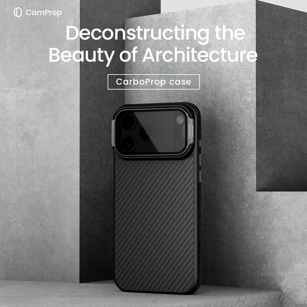 Nillkin CarboProp Aramid Magnetic Zadní Kryt pro Apple iPhone 17 Pro Max Black