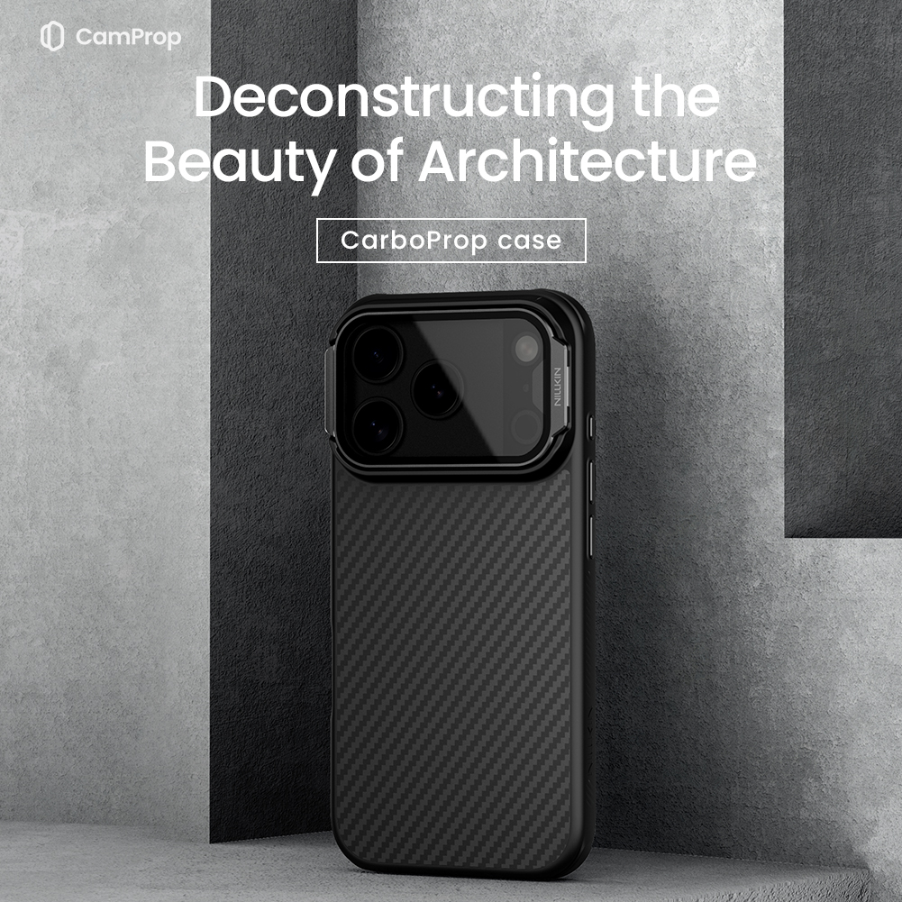 Nillkin CarboProp Aramid Magnetic Zadní Kryt pro Apple iPhone 17 Pro Black