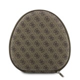 Guess PU 4G Triangle Logo ENC Bezdrátová Sluchátka Brown
