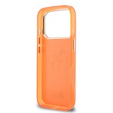 Guess IML 4G Script Metal Logo Zadní Kryt pro iPhone 17 Pro Max Orange