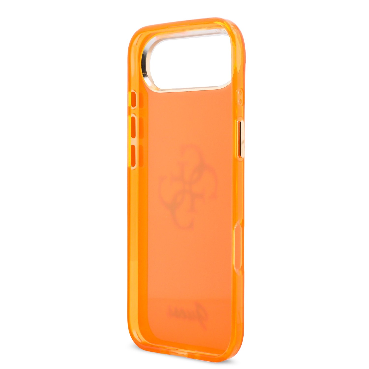Guess IML 4G Script Metal Logo Zadní Kryt pro iPhone Air Orange