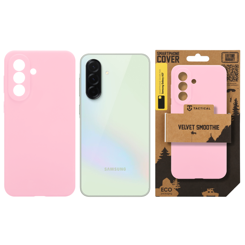 Tactical Velvet Smoothie Kryt pro Samsung Galaxy A37 Pink Panther
