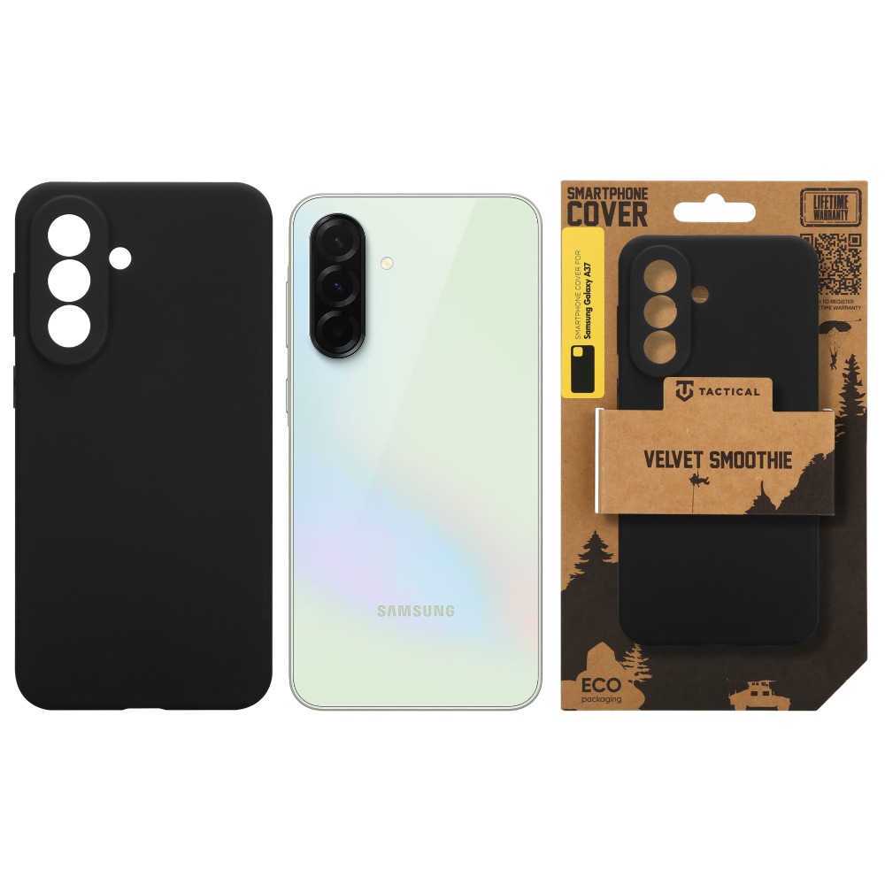 Tactical Velvet Smoothie Kryt pro Samsung Galaxy A37 Asphalt
