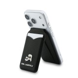 Karl Lagerfeld Mirror MagSafe Cardslot Peněženka se Stojanem Black