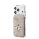 Guess PU 4G Mirror MagSafe Cardslot Peněženka se Stojanem Pink