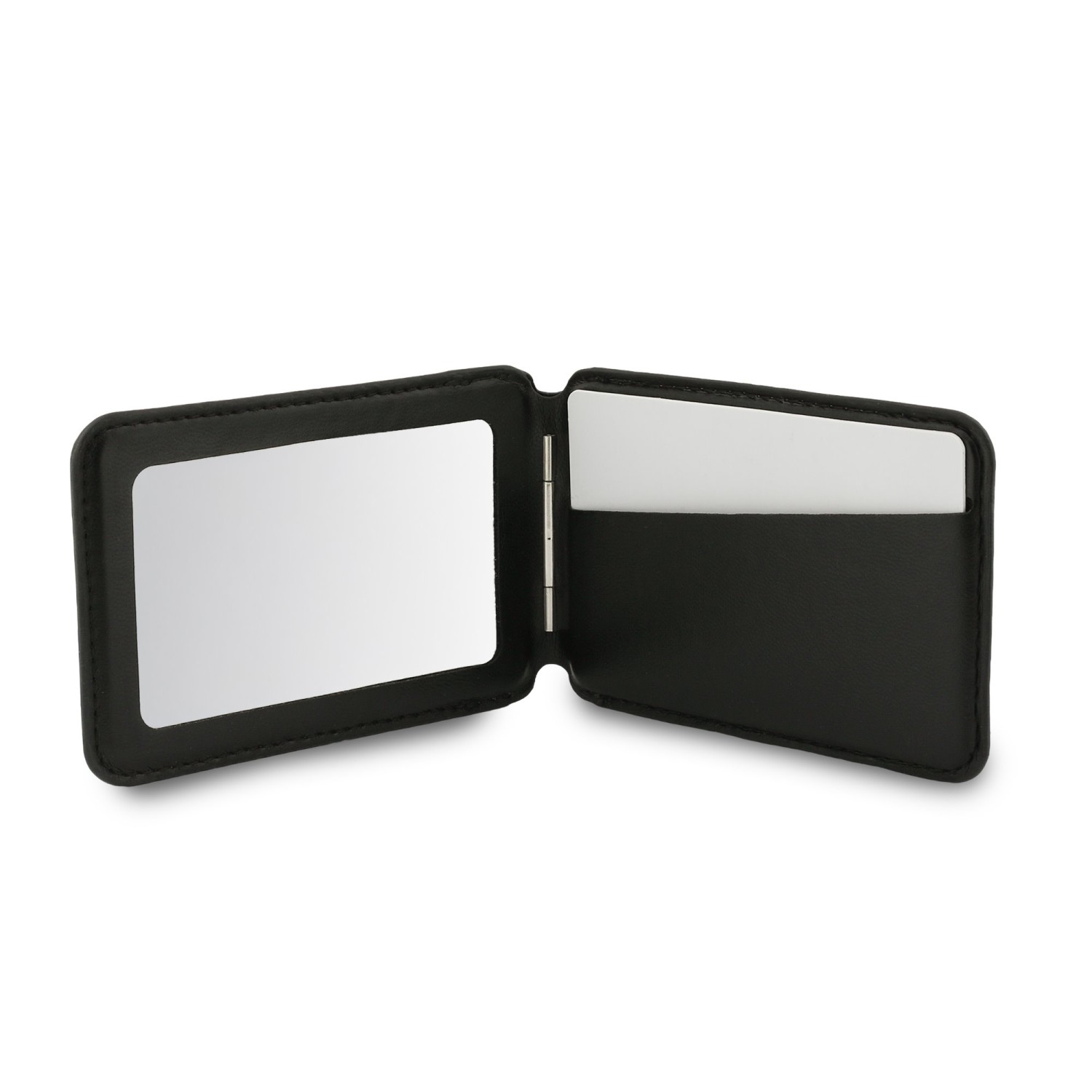 Guess PU 4G Mirror MagSafe Cardslot Peněženka se Stojanem Black