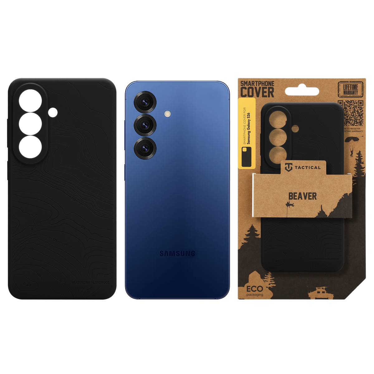 Tactical Beaver Kryt pro Samsung Galaxy S26 Asphalt