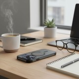 Zadní kryt FLEXLINE MAG COVER Case compatible with MagSafe pro Apple iPhone 16 Pro, černá