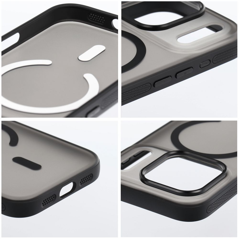 Zadní kryt FLEXLINE MAG COVER Case compatible with MagSafe pro Apple iPhone 16, černá