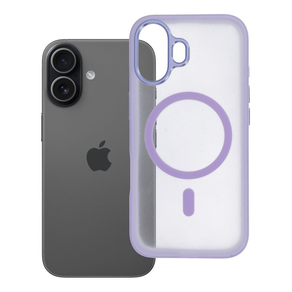 Zadní kryt FLEXLINE MAG COVER Case compatible with MagSafe pro Apple iPhone 17, fialová