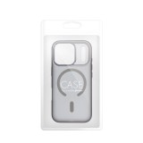 Zadní kryt FLEXLINE MAG COVER Case compatible with MagSafe pro Apple iPhone 17, šedá