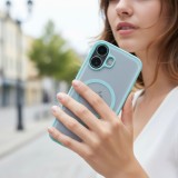 Zadní kryt FLEXLINE MAG COVER Case compatible with MagSafe pro Apple iPhone 17, zelená