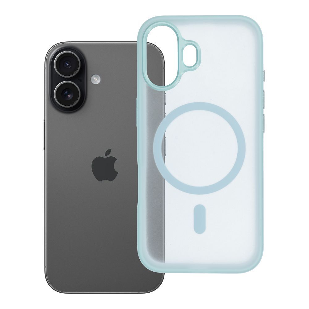 Zadní kryt FLEXLINE MAG COVER Case compatible with MagSafe pro Apple iPhone 17, zelená