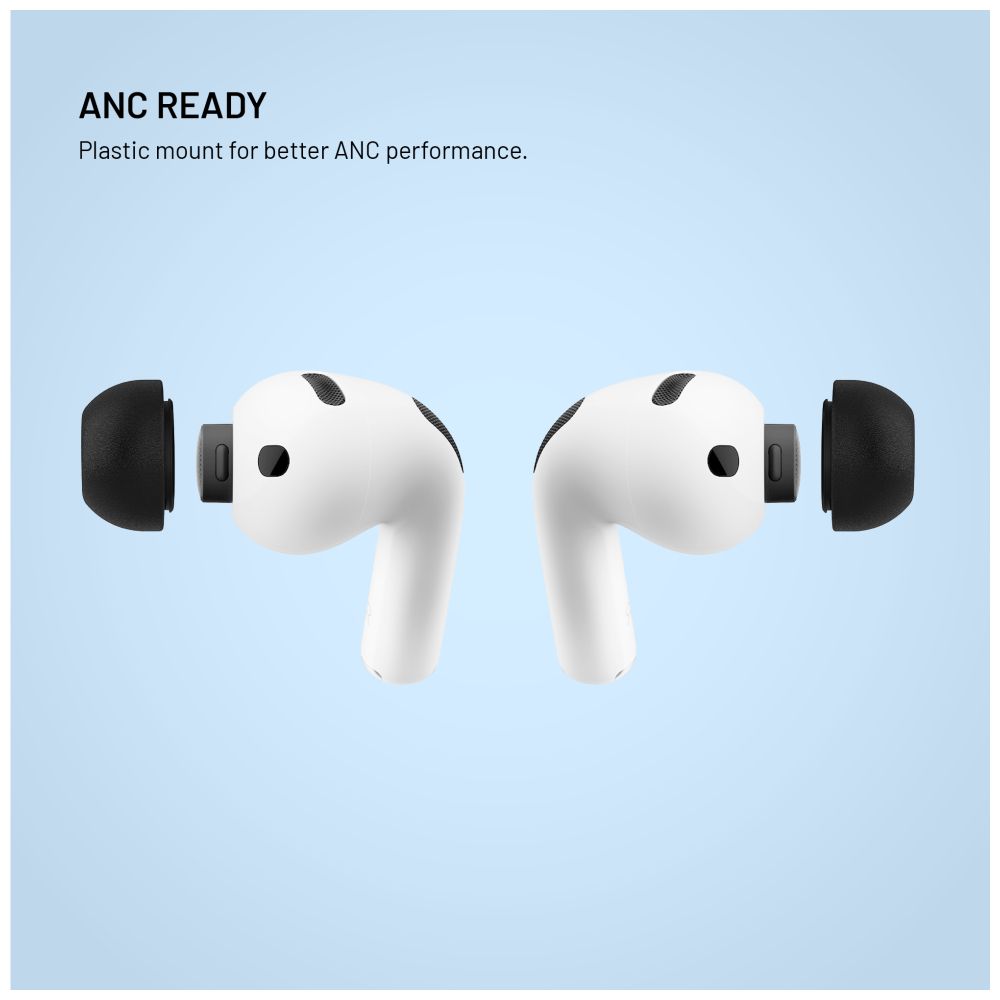 Špunty z paměťové pěny FIXED Plugs Pro pro Apple Airpods Pro 3, 2 sady, velikost S