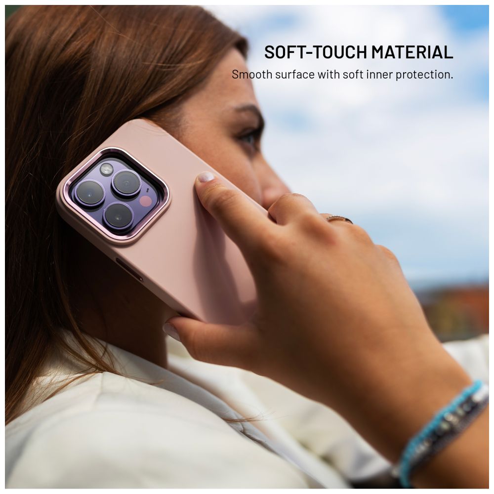 Zadní kryt FIXED MagFlow s podporou MagSafe pro Samsung Galaxy S26 FE, růžový