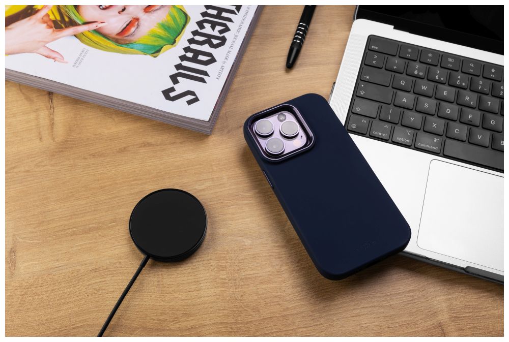 Zadní kryt FIXED MagFlow s podporou MagSafe pro Samsung Galaxy S26 Ultra, modrá