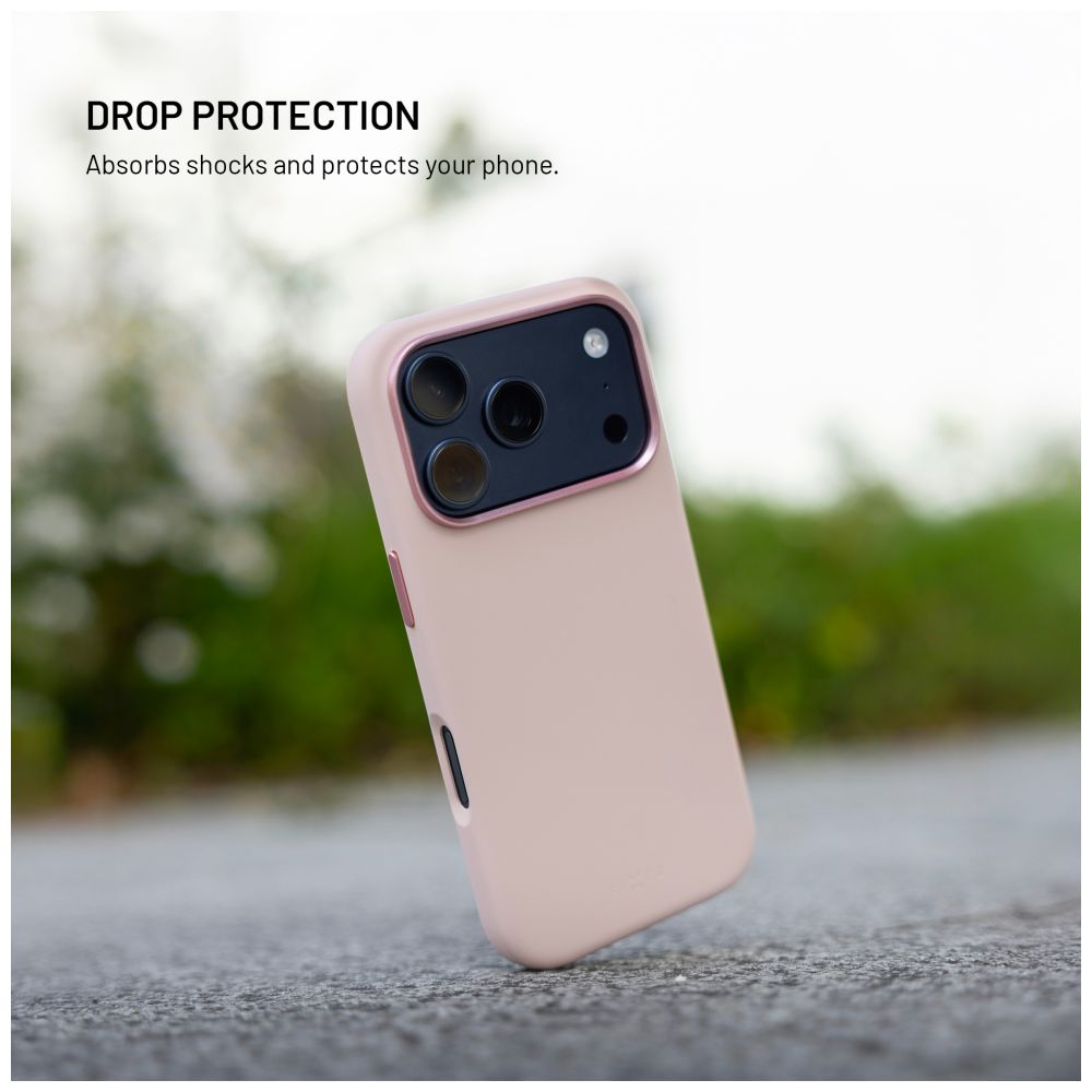 Zadní kryt FIXED MagFlow s podporou MagSafe pro Samsung Galaxy S26, růžový