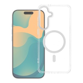 Zadný kryt Case FRAME CLEAR HYBRID MAG COVER compatible with MagSafe pre Samsung Galaxy A37, transparentný
