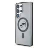 Karl Lagerfeld IML K&CH Heads MagSafe Zadní Kryt pro Samsung Galaxy S25 Ultra Black