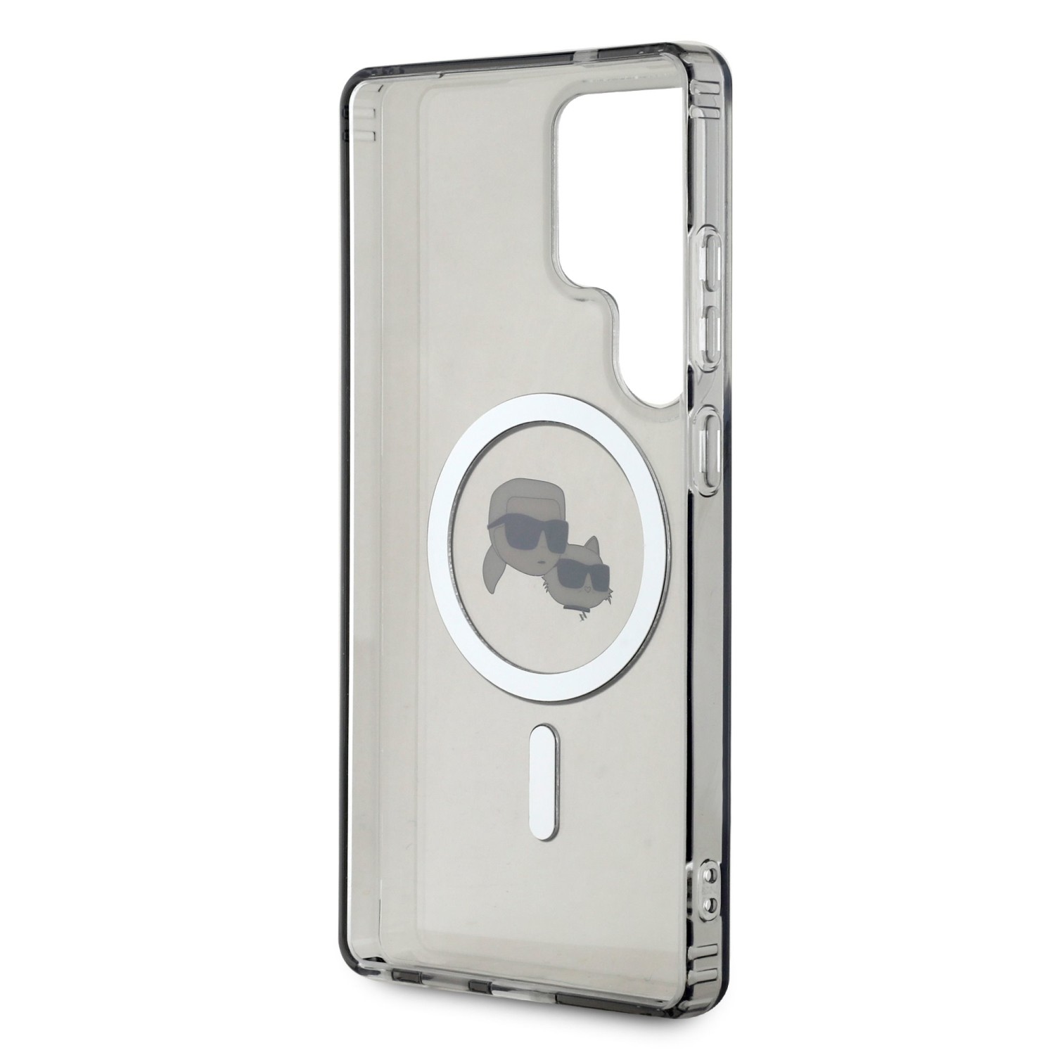 Karl Lagerfeld IML K&CH Heads MagSafe Zadní Kryt pro Samsung Galaxy S25 Ultra Black