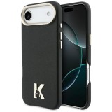 KARL LAGERFELD case for IPHONE 17 Air compatible with MagSafe KLHMP17M5PGFKHGK (PU FW W/ KHead Logo) black