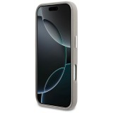 KARL LAGERFELD case for IPHONE 17 Pro compatible with MagSafe KLHMP17L5PGFKHGG (PU FW W/ KHead Logo) gray