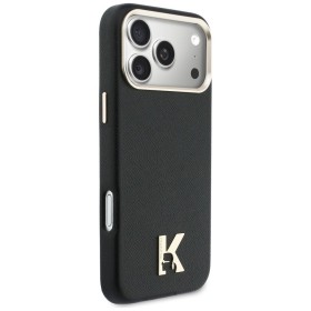 KARL LAGERFELD case for IPHONE 17 Pro Max compatible with MagSafe KLHMP17X5PGFKHGK (PU FW W/ KHead Logo) black