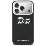 KARL LAGERFELD case for IPHONE 17 Pro KLHCP17L6PCSPKCK (PU W/ K&C Print & Pocket) black