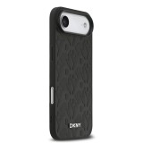 DKNY PU Leather Grid Pattern Magsafe Zadní Kryt pro iPhone Air Black