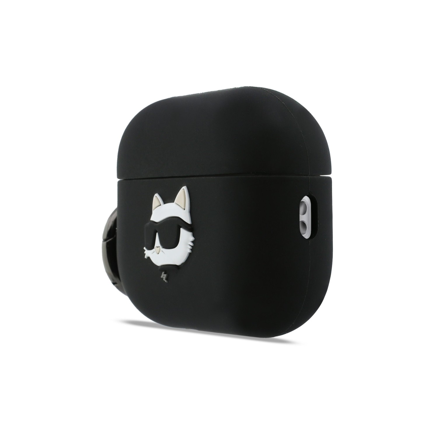 Karl Lagerfeld 3D Logo NFT Choupette Head Silikonové Pouzdro pro AirPods Pro 3 Black