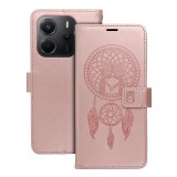 MEZZO Book case for XIAOMI Redmi Note 15 PRO PLUS 5G dreamcatcher rose gold
