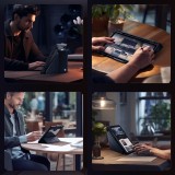 Nillkin Bumper PRO Protective Stand Case Multi-angle pro Samsung Galaxy Tab S9/S10 FE Black